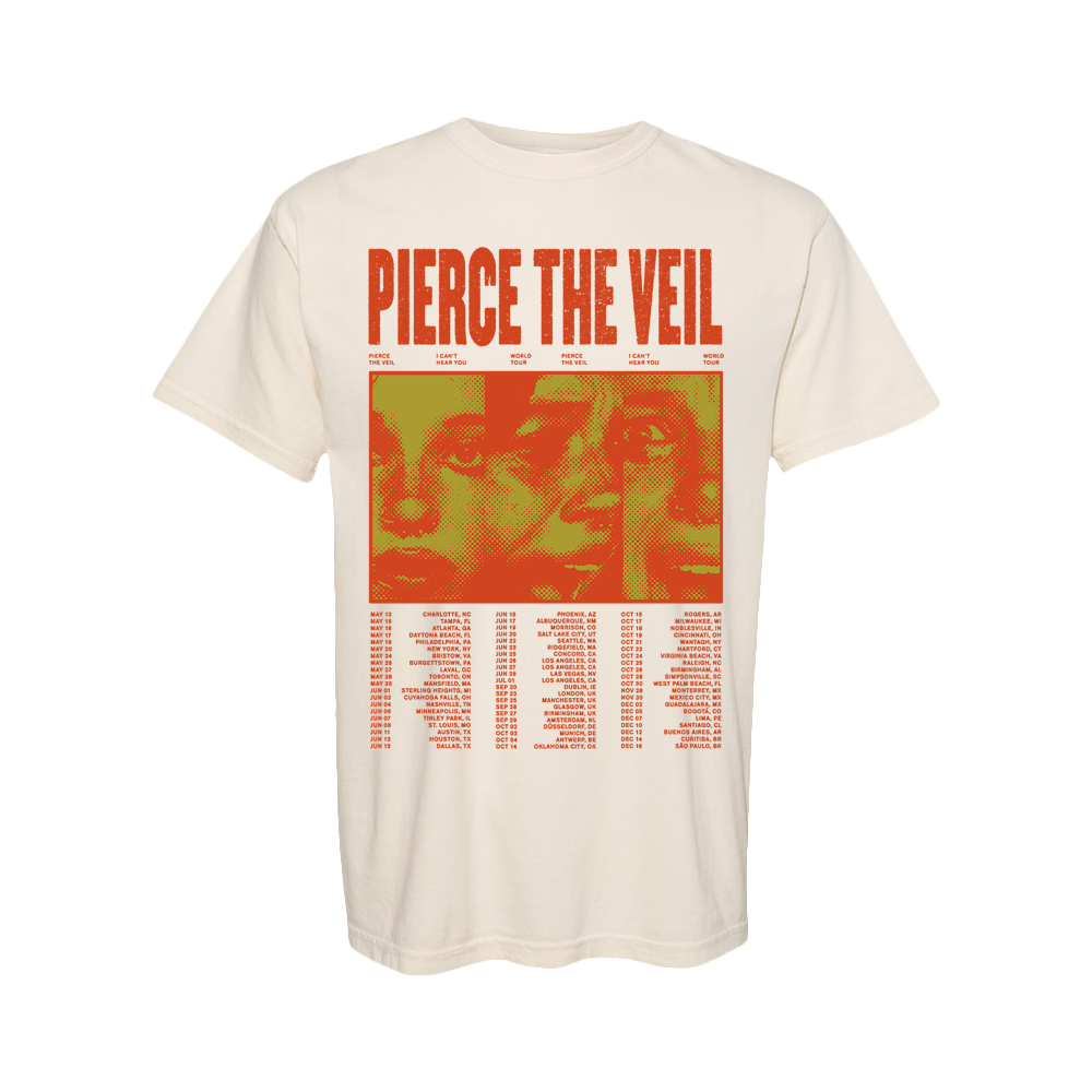 Ivory Screamblocks T-Shirt - Pierce The Veil Official Store