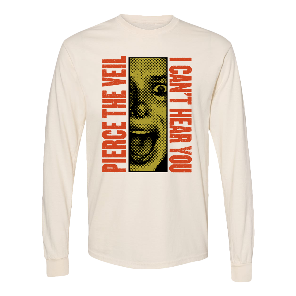 Ivory Screamblocks Longsleeve T-Shirt - Pierce The Veil Official Store