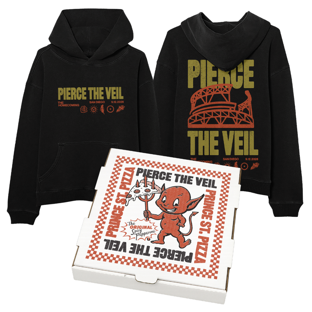 The Homecoming Hoodie Pizza Box Bundle - Pierce The Veil Official