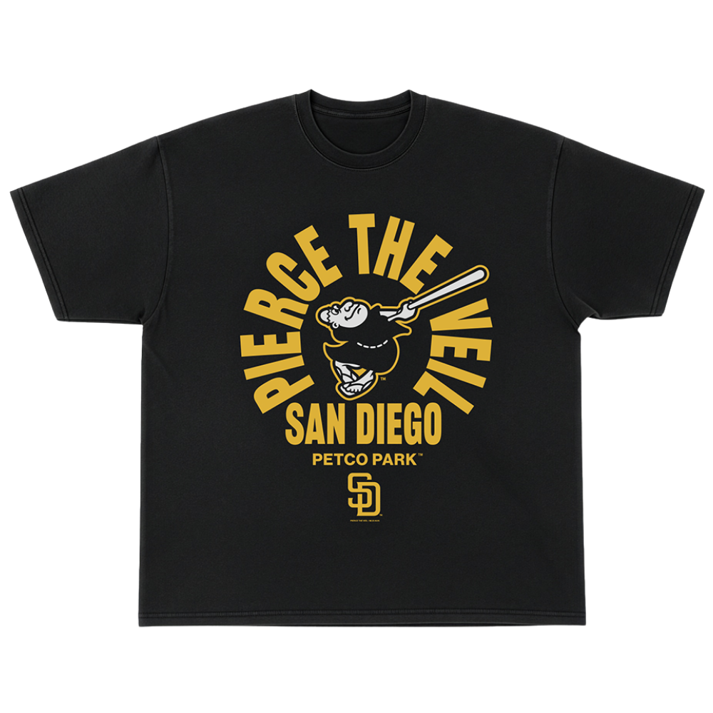 Pierce The Veil x Padres Tee Front