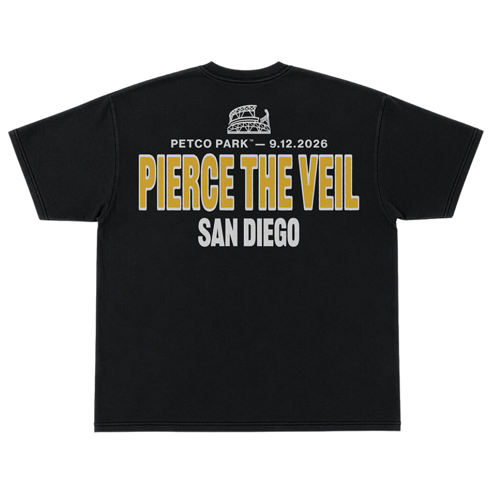Pierce The Veil x Padres Tee Back