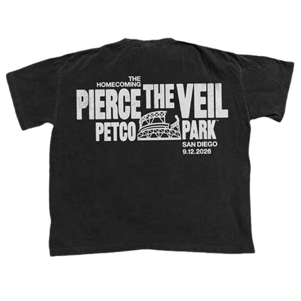 Black and White Tee Faces Tee Back