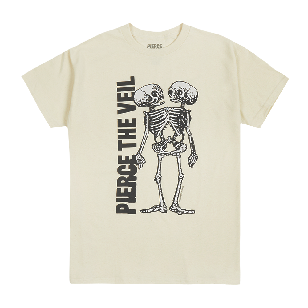 Tan Conjoined Skeleton T-Shirt