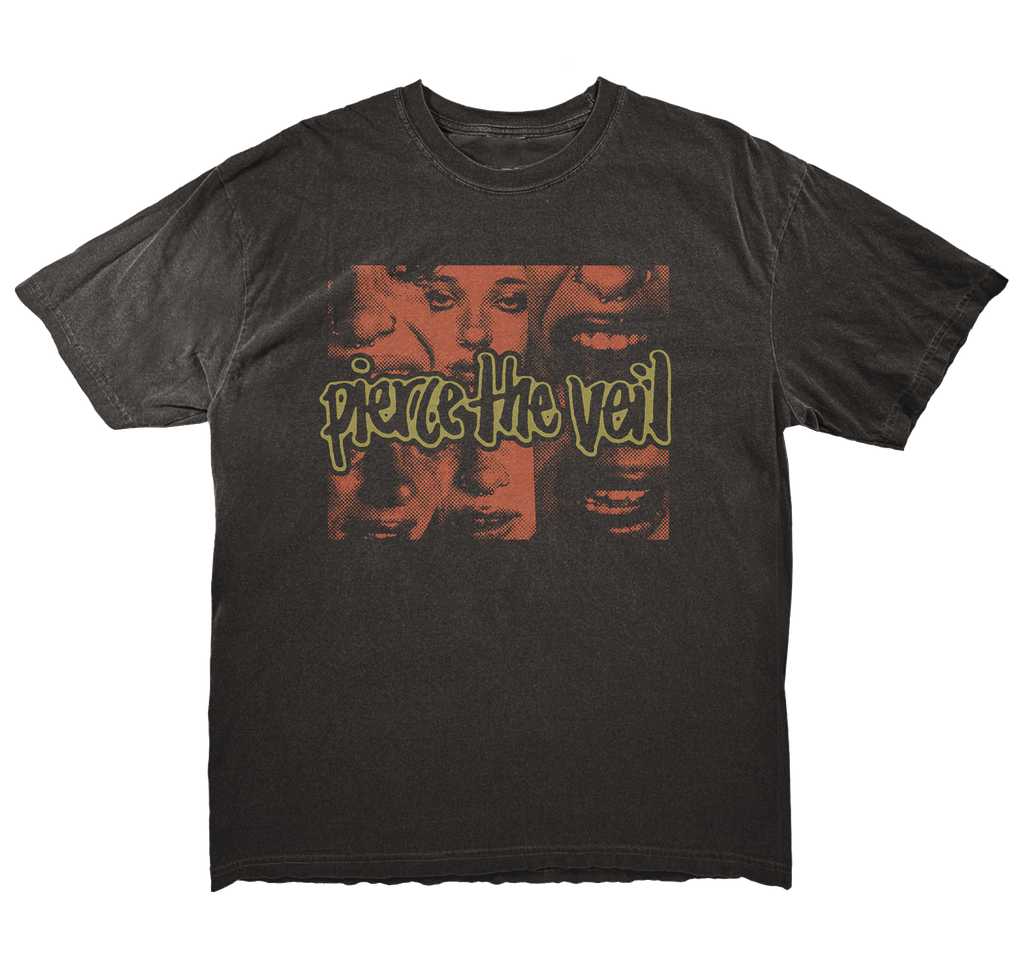 Face Grid Tee Front