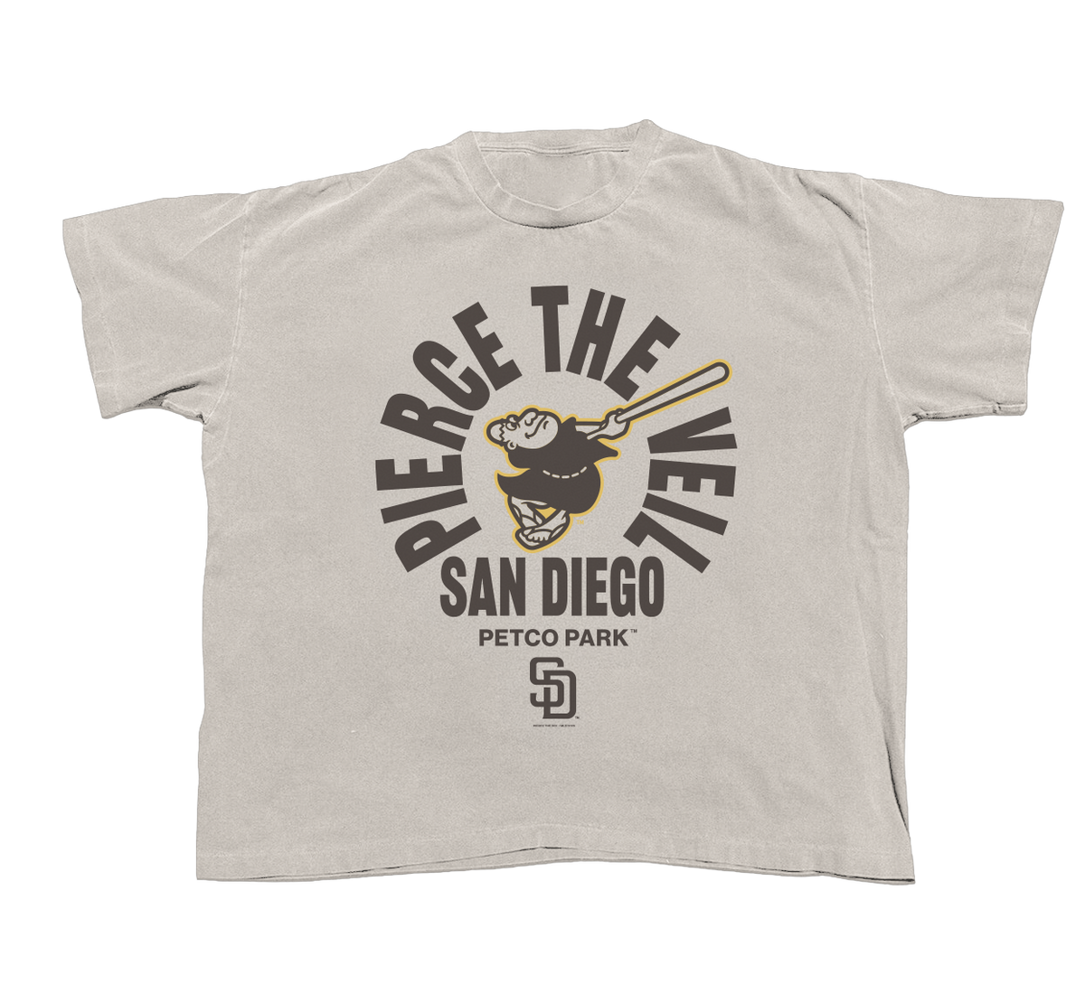 PTV x Padres Ivory Tee