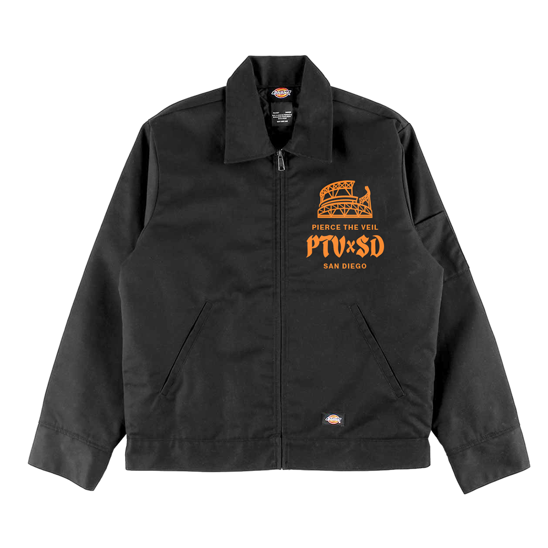 Petco Park Black Work Jacket Front