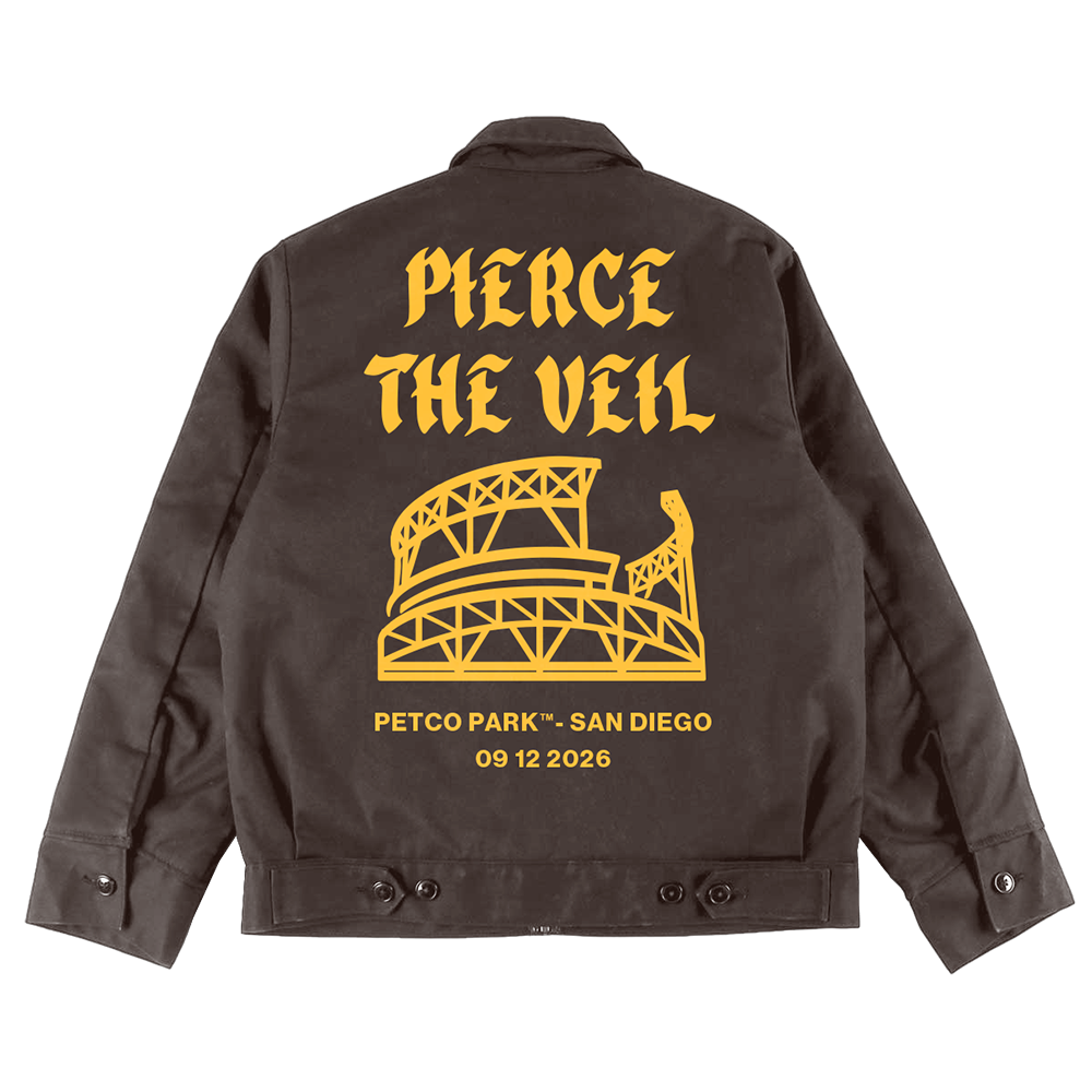Petco Park Brown Work Jacket Back