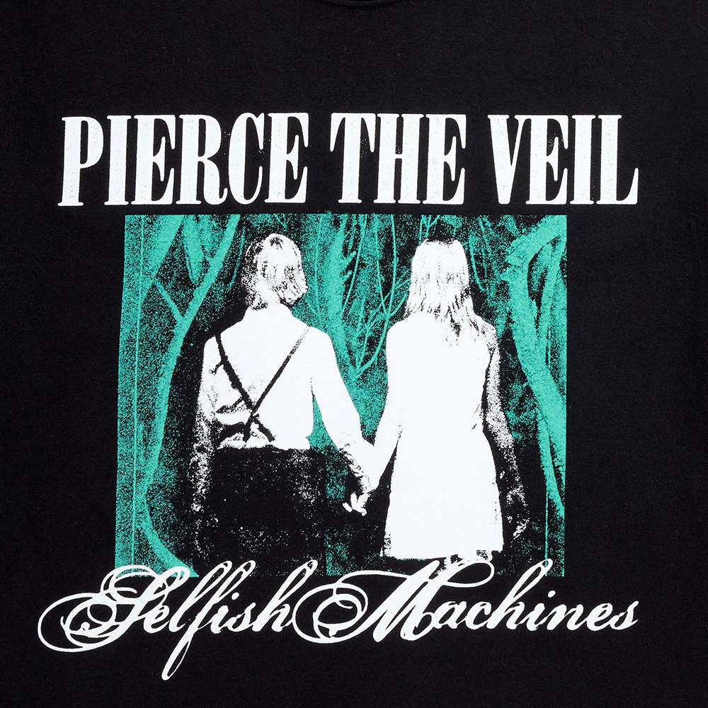 Selfish Machines Holding Hands Tee Detail