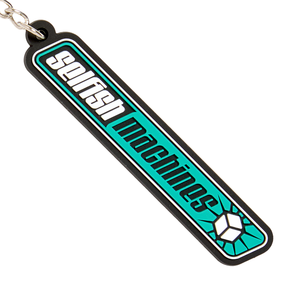 Selfish Machines Pill Keychain Detail