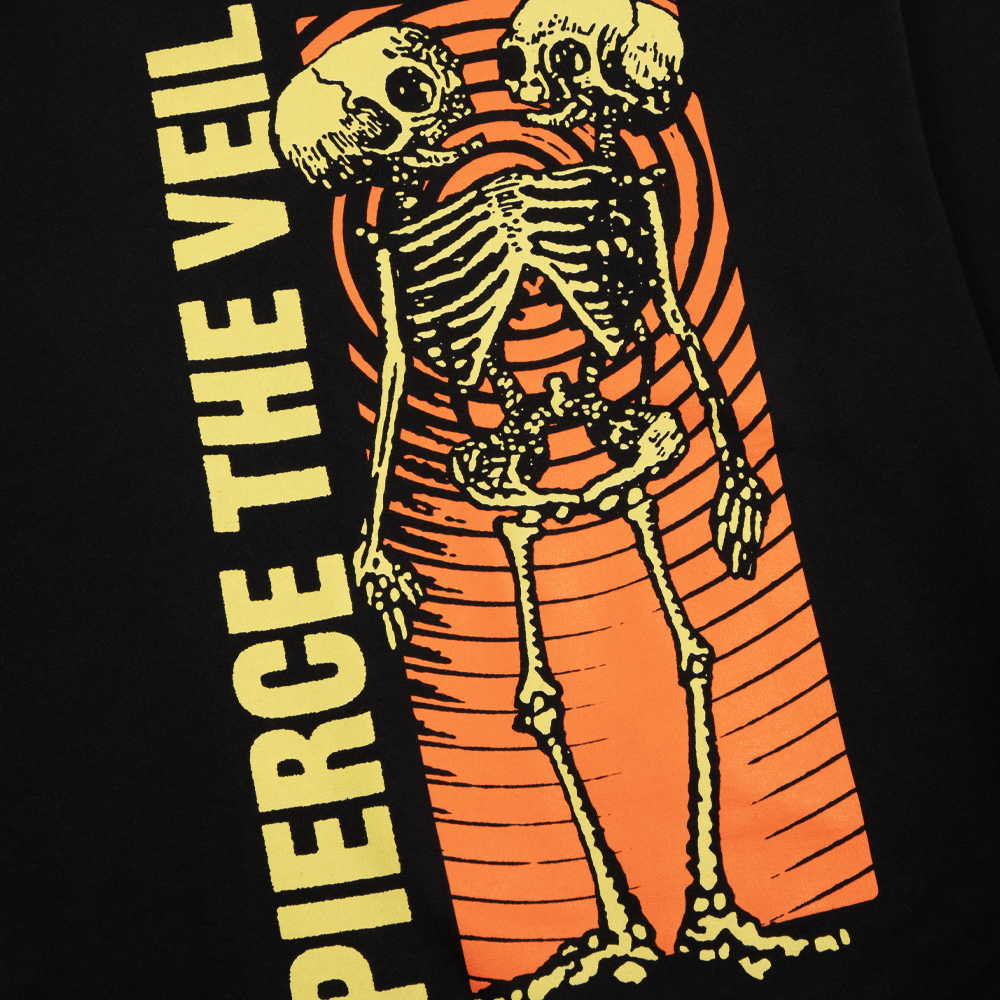 Skeleton Lovers Crewneck Front Detail 