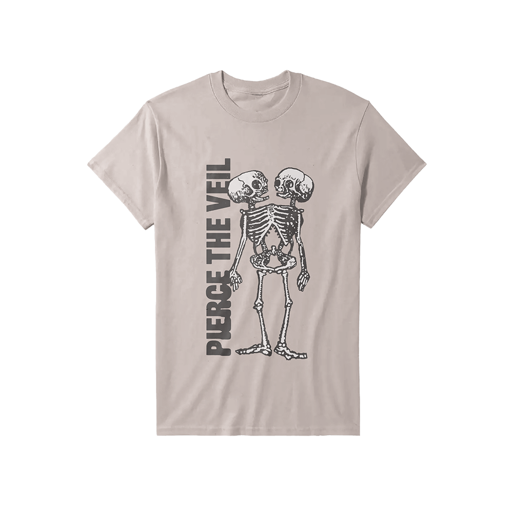 Tan Conjoined Skeleton T-Shirt - Pierce The Veil Official Store