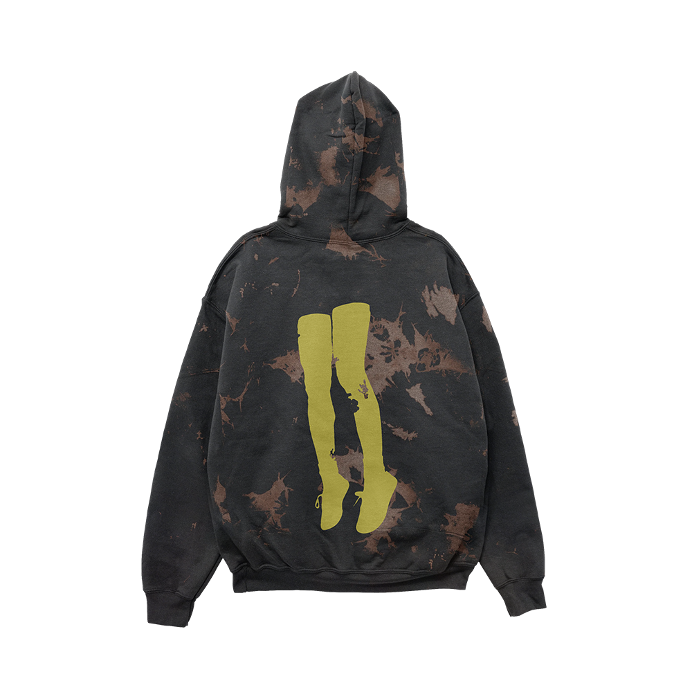 Tie Dye Circle Jaws Hoodie Back