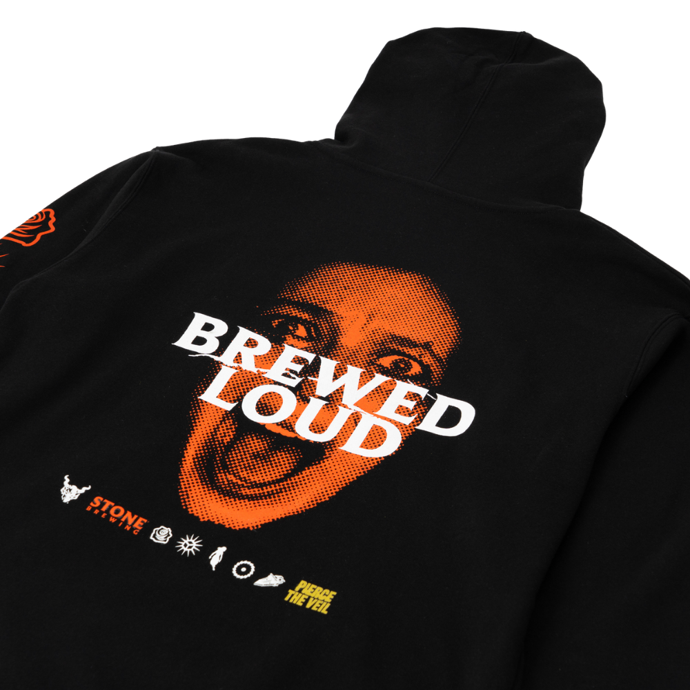 PTV x Stone Brewing Hoodie Back Detail