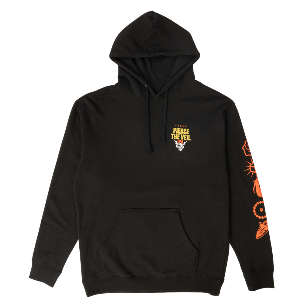 PTV x Stone Brewing Hoodie Front