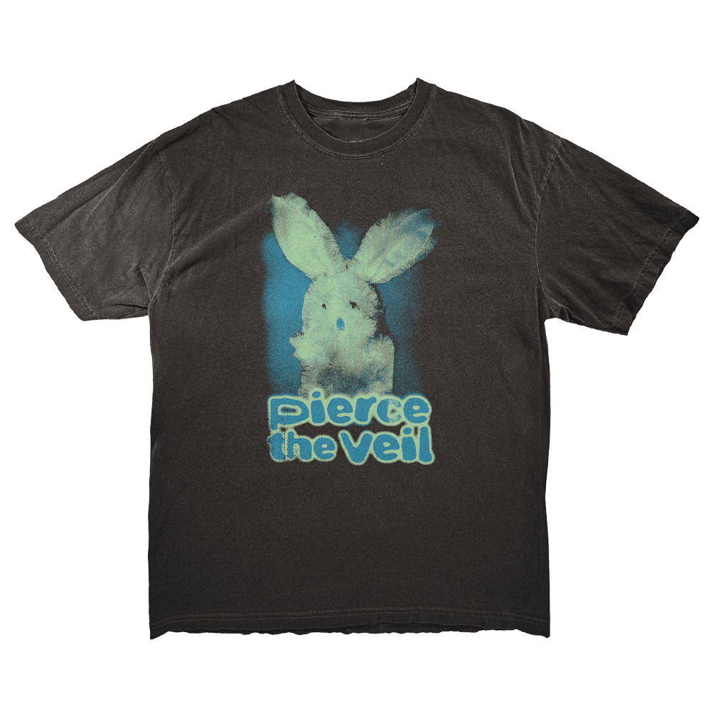 Rabbit Black Tee Front